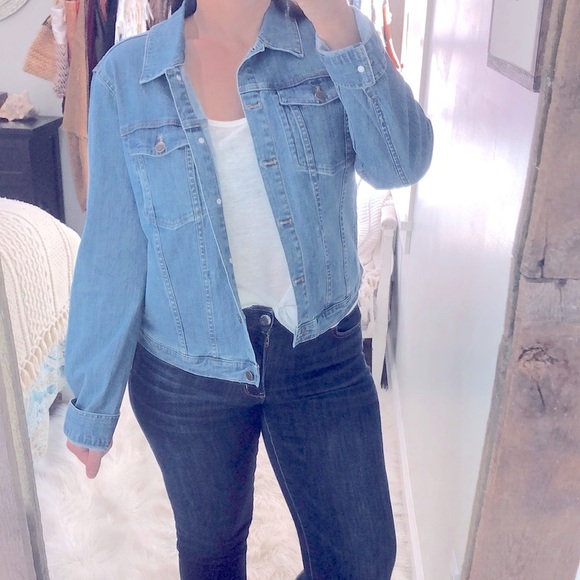 GARNET Hill size 16 blue jean denim jacket - Picture 4 of 11